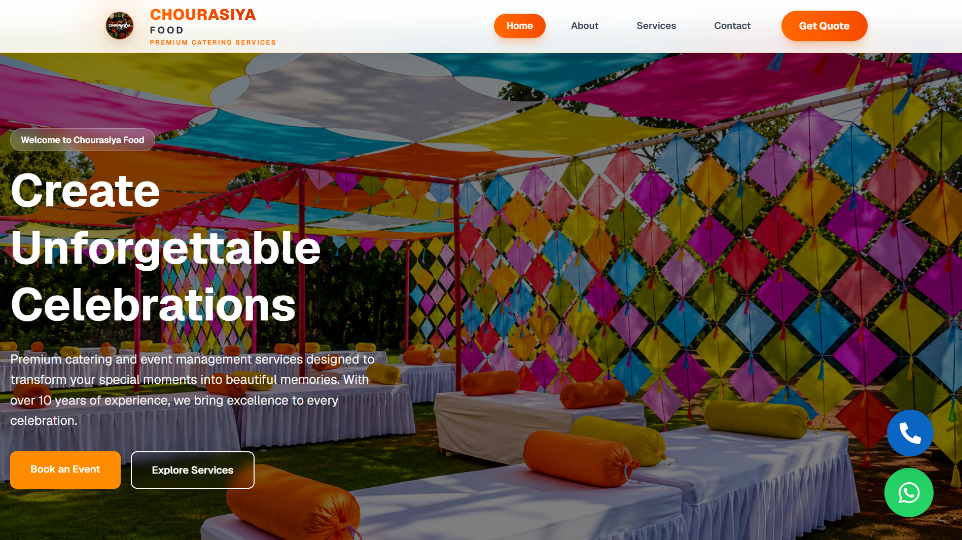 Wedding Event Website - Website Development